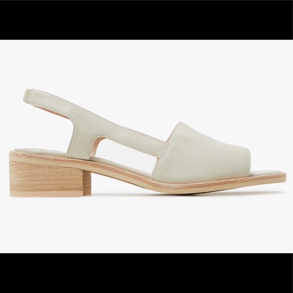 Intentionally Blank EMAT sandals, Bone